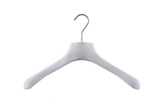 White velvet flocked hangers mod. ATM/WV